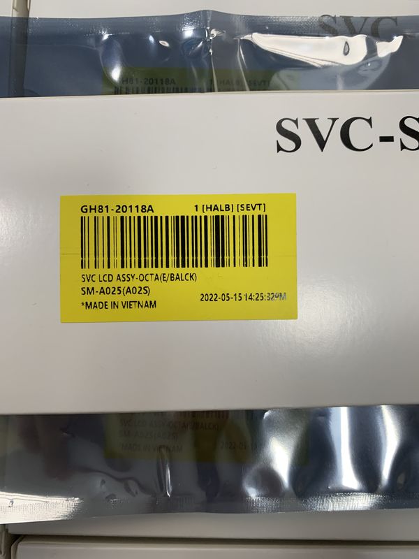 Gráfico LCD de alta qualidade Para  A02S 100% Original Novo Service Pack LCDS  A025 Telefone