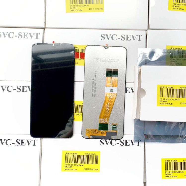 Comércio Aço Peças de Reposição de Display LCD para Telefone  A03 100% Original Testeu Mobile Screen A035 Pantalla de Alta Qualidade