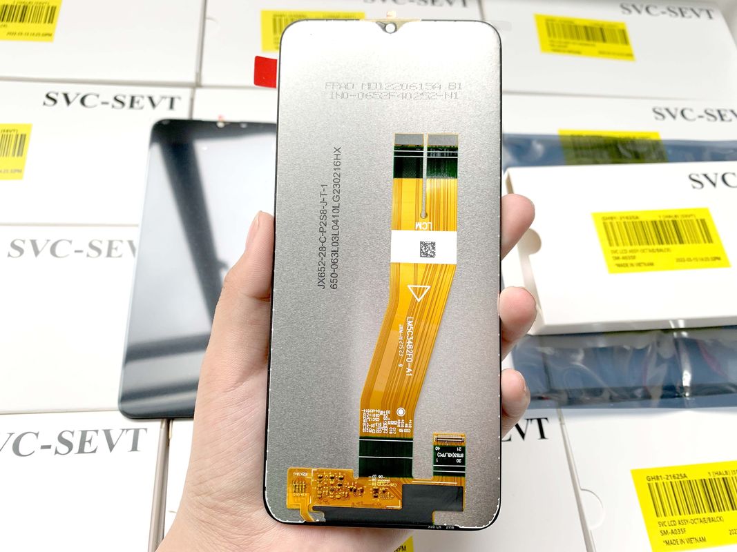 Comércio Aço Peças de Reposição de Display LCD para Telefone  A03 100% Original Testeu Mobile Screen A035 Pantalla de Alta Qualidade