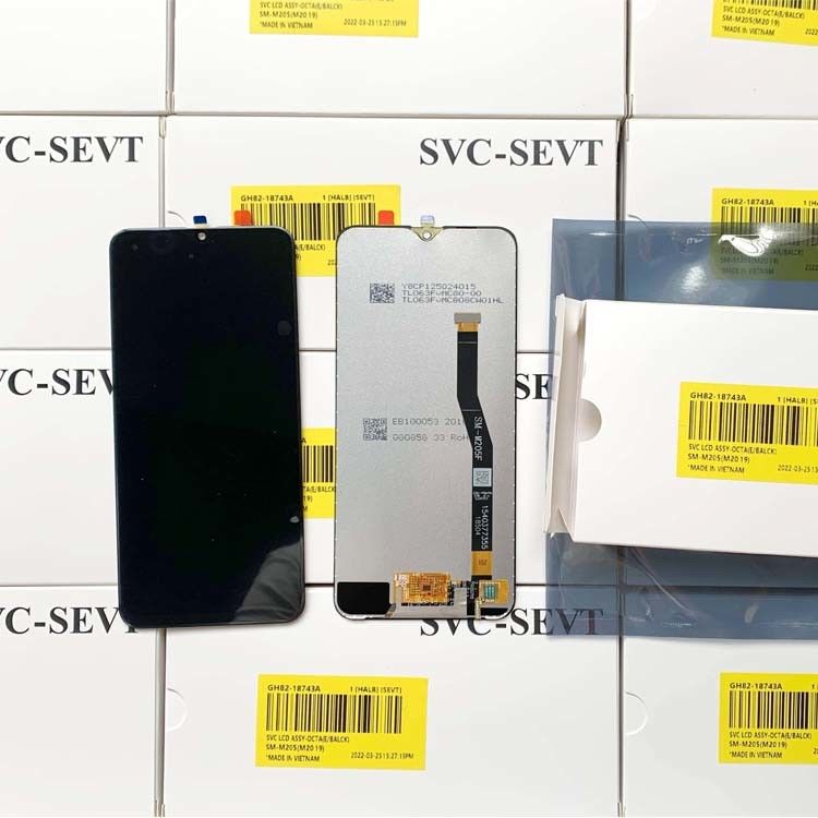 Atacado M20 LCD Pantalla Para SAMAUNG M20 Telefone Móvel Touch Screen  M205 100% Original Novo Service Pack LCDs