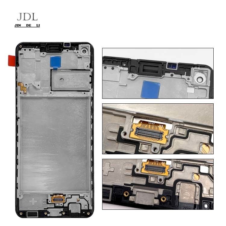 A21S LCD lcd com quadro Para  A21S Original Novo Service Pack LCDS  A217 Telefone Móvel Pantalla