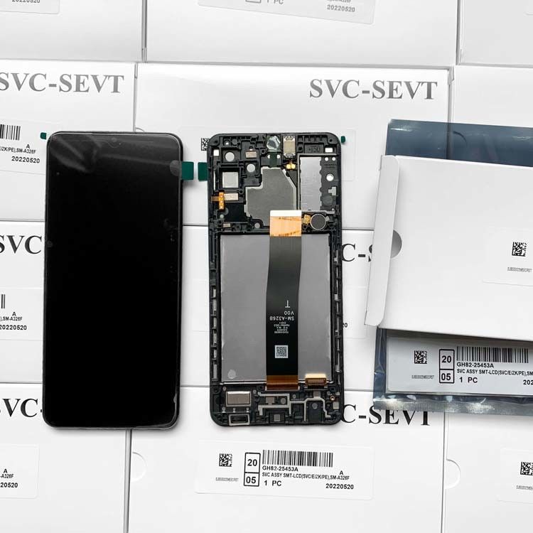 A326B LCD Display + Frame Para  A32 5G Original Service Pack LCDS  A326B Telefone Móvel touch screen Pantalla