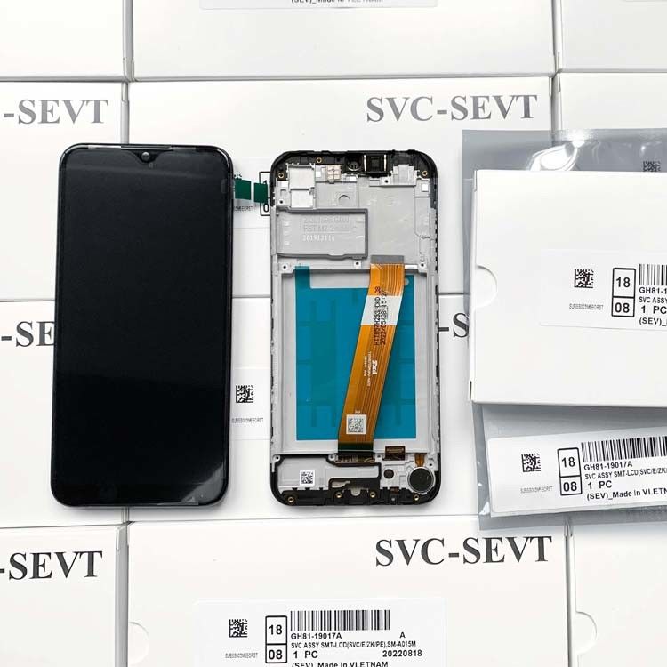 A01 Lcd Display Screen Lcd With Frame Para  A01 Pacote de Serviço de Atacado LCDS  A105 Original Phone Pantalla