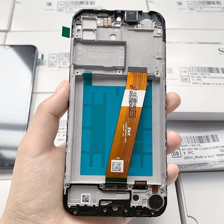 A01 Lcd Display Screen Lcd With Frame Para  A01 Pacote de Serviço de Atacado LCDS  A105 Original Phone Pantalla
