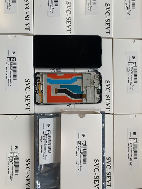 Atacado Original A107 LCD Screen With Frame For  a10s Pantalla  A107 Service Pack LCDS Display