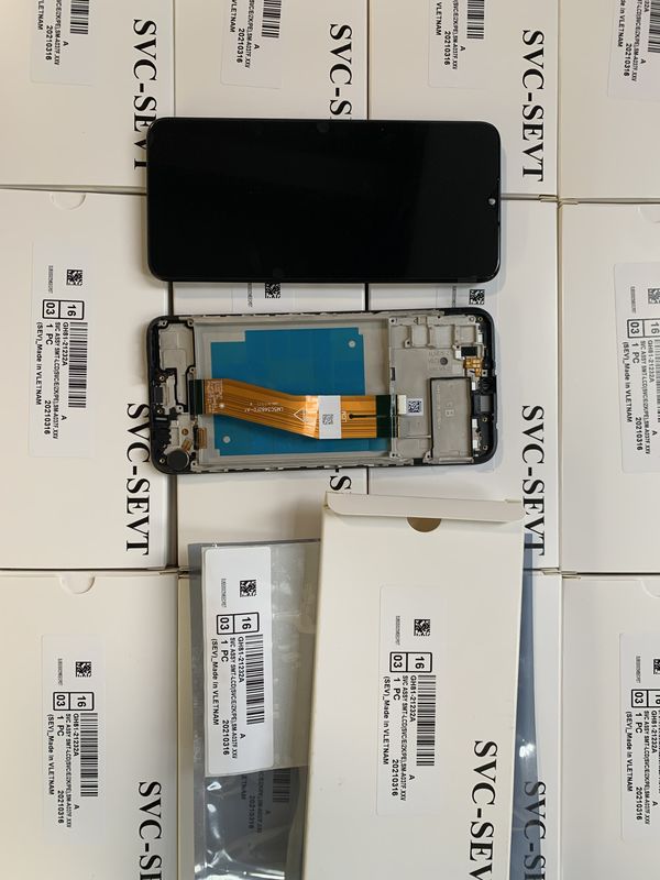 Original A03S Service Pack LCD Com Quadro Para  a03s Telefone Móvel Display  A037 Pantalla de Alta Qualidade