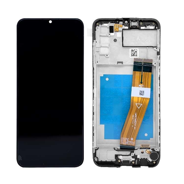 A03 LCD lcd With Frame For  a03 Grátis Ecrã de Telefone Móvel A035 Pacote de Serviço Original LCDS Display Pantalla