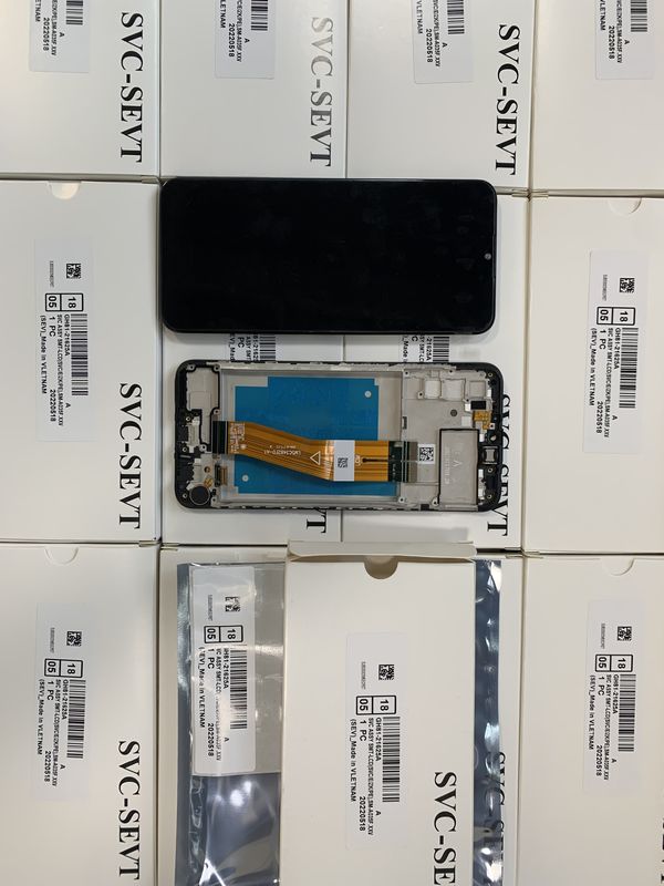A03 LCD lcd With Frame For  a03 Grátis Ecrã de Telefone Móvel A035 Pacote de Serviço Original LCDS Display Pantalla