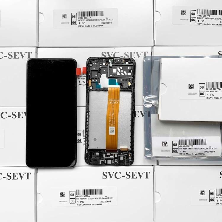 A04S LCD Lcd Com Quadro Para  a04s Pacote de Serviço Original LCDS  A047 Telefone Móvel Pantalla