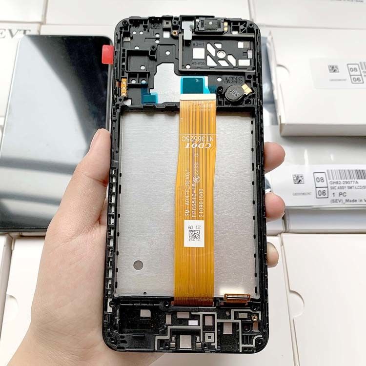 A04S LCD Lcd Com Quadro Para  a04s Pacote de Serviço Original LCDS  A047 Telefone Móvel Pantalla