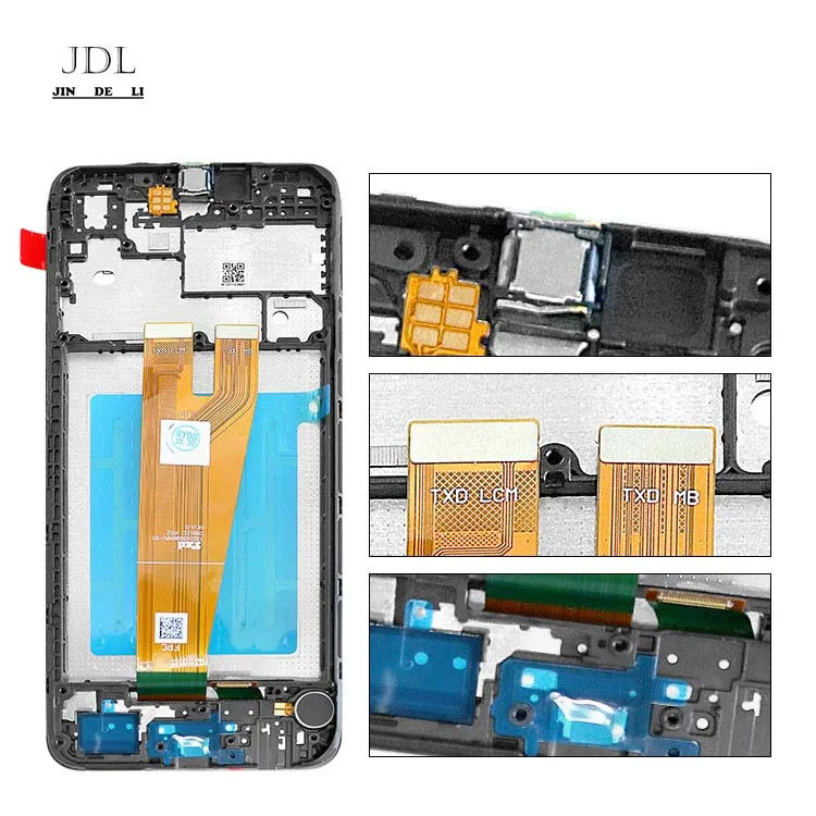 A045 Ecrã LCD Com Quadro Para  a045 Telefone Móvel Toque Pantalla  A04 Original Service Pack LCDS