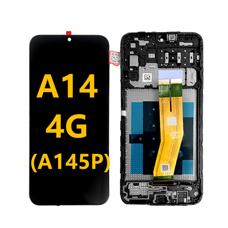 A14 4G LCD Com Quadro Para Telefone Móvel  A145P Touch Pantalla  A145R Service Pack Ecrã LCDS