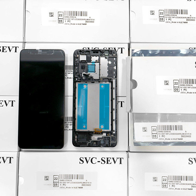 100% de serviço original de alta qualidade Negro Cor A12  LCD Original para Display Superior