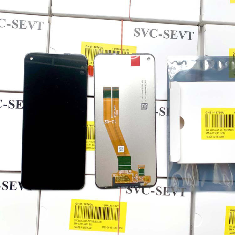 Ecrã LCD 100% original A11 / A115 para telemóvel para o pacote de serviço de exibição da Samusung