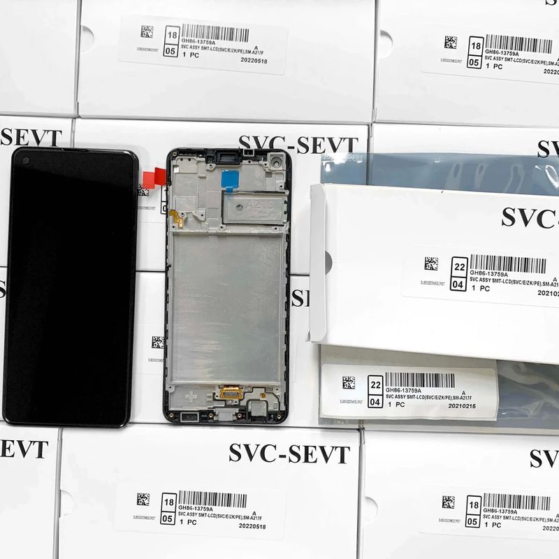 Tipo de item Pacote de serviço original LCD sem quadro para  A21s SM-A217 Touch Screen