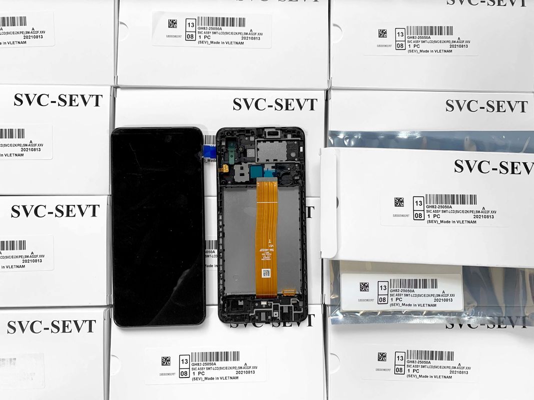 Pacote de serviço original profissional de alta qualidade LCD A022 Core telefone móvel LCDs mobile LCD display para  A01 Core
