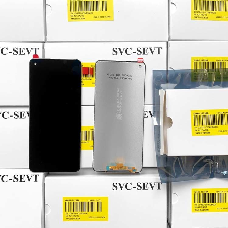 Tipo de item Pacote de serviço original LCD sem quadro para  A21s SM-A217 Touch Screen