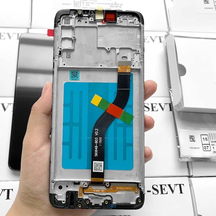 Embalagem Serviço de sacos anti-estáticos Embalagem de espuma Caixa Cartão Para  A207 LCD Display Screen LCD