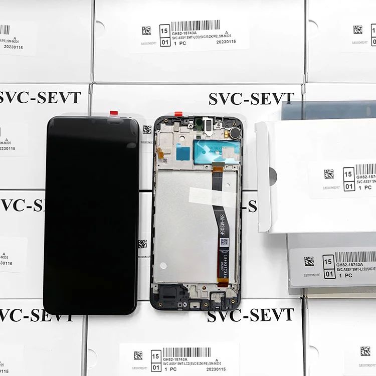 Pacote de Serviço Original M20 Tela Táctil Sem Quadro Tipo de Exibição LCD para o Seu Negócio