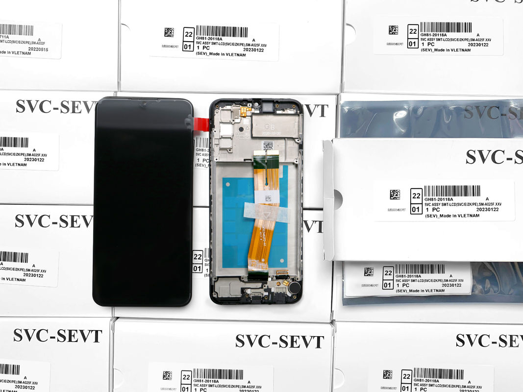 Ecrã LCD do telefone A02s Lcd Substituição para Displays de Alto Desempenho Service Pack