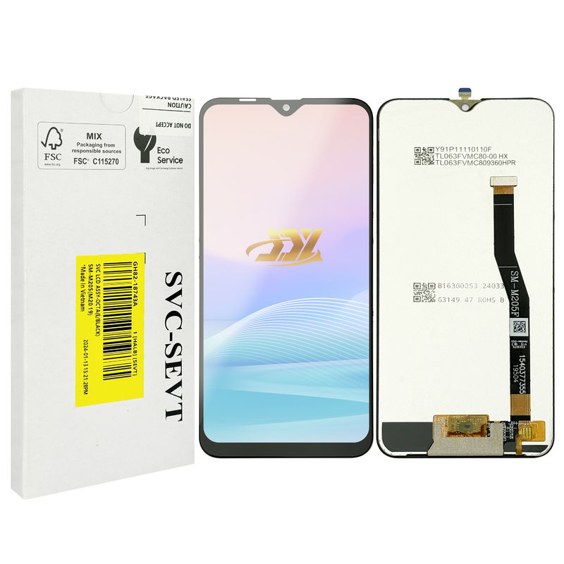 LCD de substituição original 100% testado rigorosamente LCD M20 LCD Display Touch Screen Screen de telefone celular