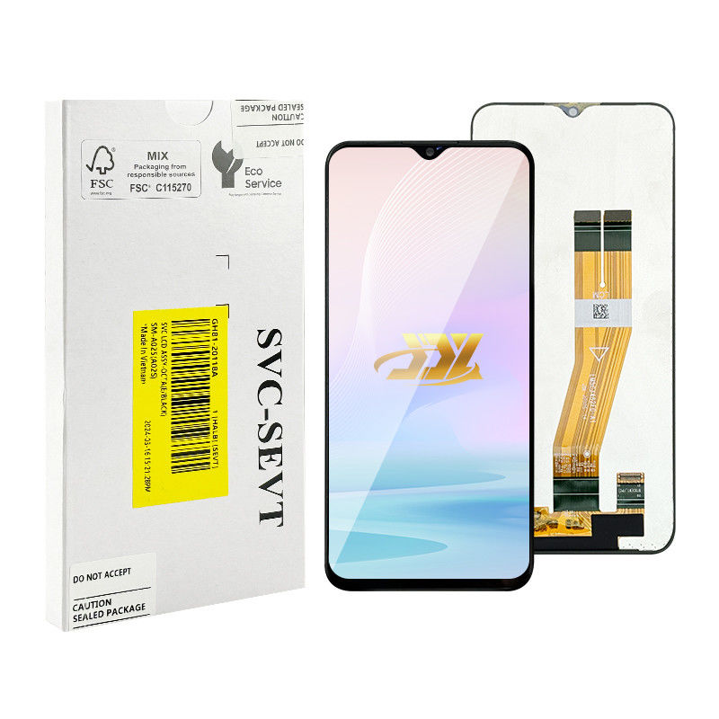Display LCD de cor preta substituição MOQ 5 Pcs Para A02S Modelo de tela móvel
