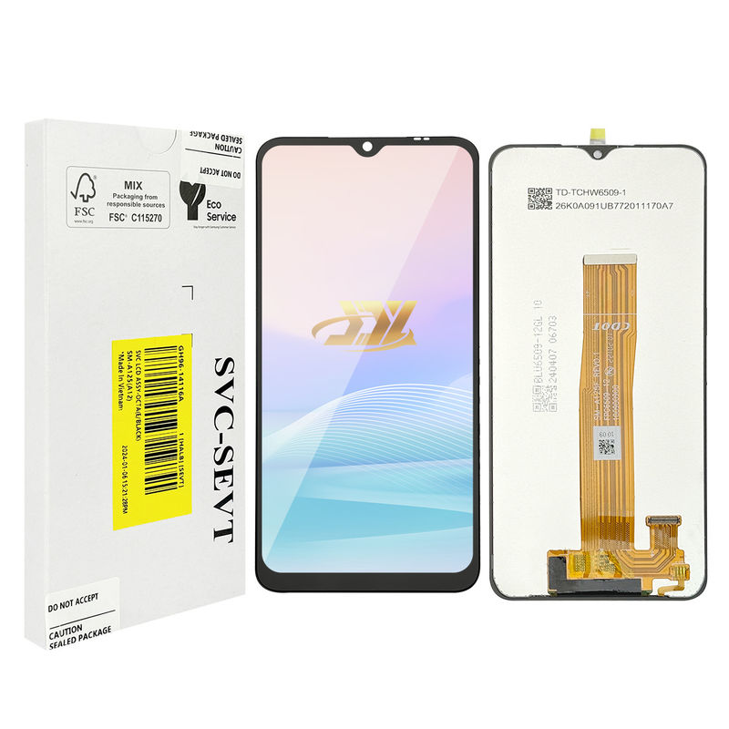 Polegada  A125 LCD Service Pack original da substituição 6,5 do telefone celular A12 LCD