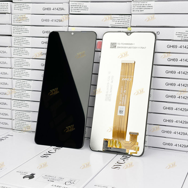 Polegada  A125 LCD Service Pack original da substituição 6,5 do telefone celular A12 LCD