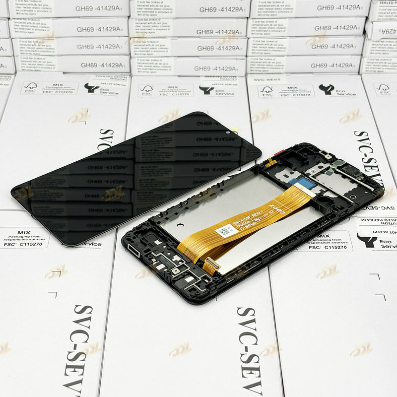 A125 Original Lcd Panatlla With Frame For  a125 Service Pack LCDS Screen  A125 Telefone Móvel Touch Display