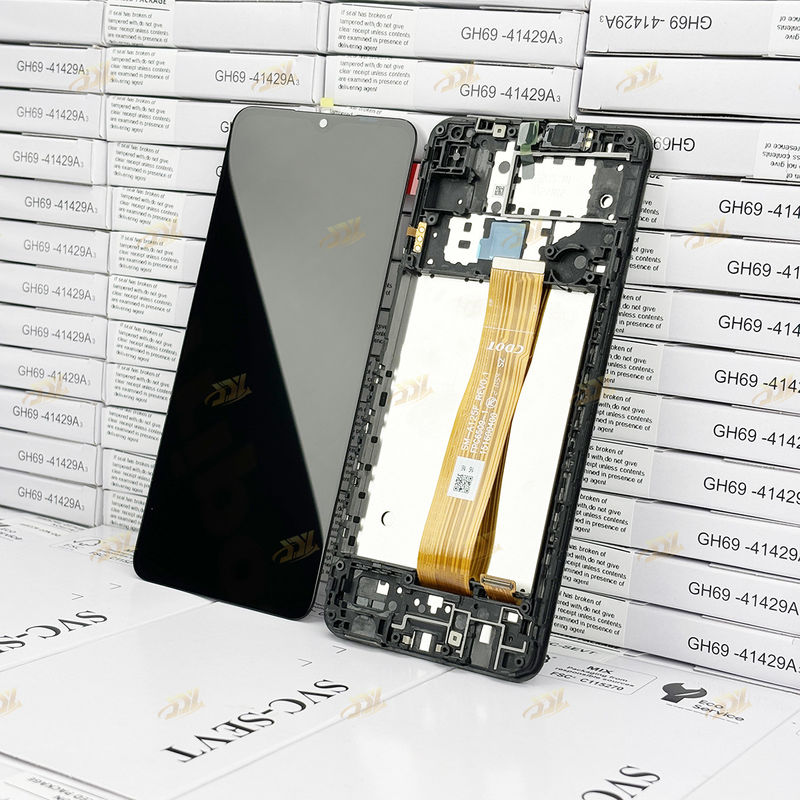 A125 Original Lcd Panatlla With Frame For  a125 Service Pack LCDS Screen  A125 Telefone Móvel Touch Display